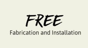 free fabricaiton and installation