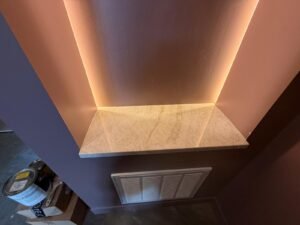 Taj Mahal Quartzite brings warm cream tones and heat-resistant strength to VA and WV kitchens.